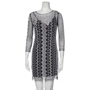 Catherine Maladrino Embellished Mini Dress - size 0